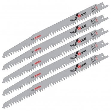 240mm S1531L HCS Reciprocating Sabre Saw Blades Pack of 5