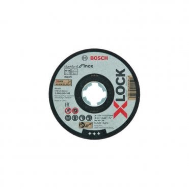 25 x 115mm (4-1/2") Thin Slit 1.0mm x Lock Inox Cutting Discs