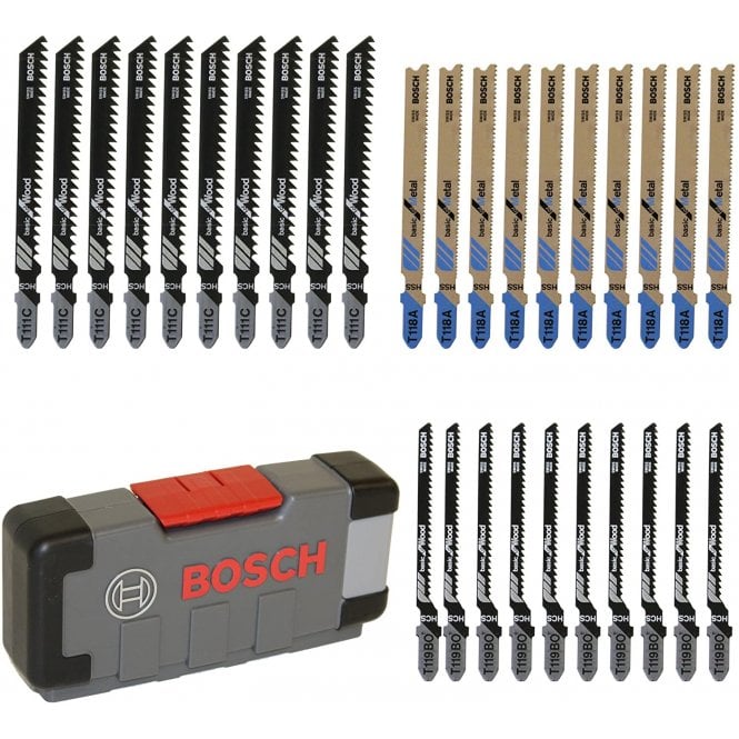 Bosch 30-Piece Jigsaw Blade Set - 2607010903
