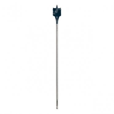 400mm 6-40mm Flat Drill Bit Speed Cut Wood Self Grab Cut Threaded Tip