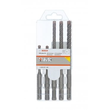5.5-10mm 5-Piece SDS Plus Hammer Drill Bit Set