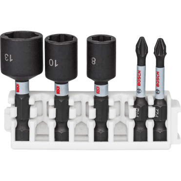 50mm Impact Power Bit & 8/10/13mm Impact Control Nut Setter Set