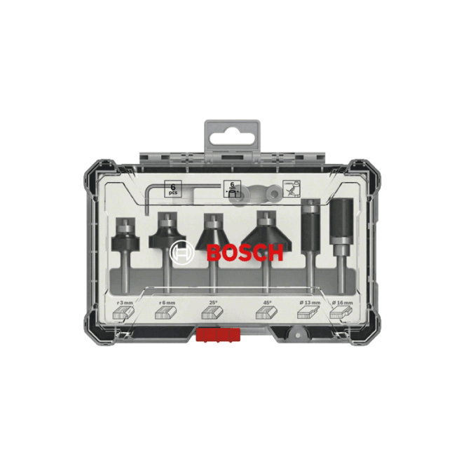 Bosch 6-Piece 1/4