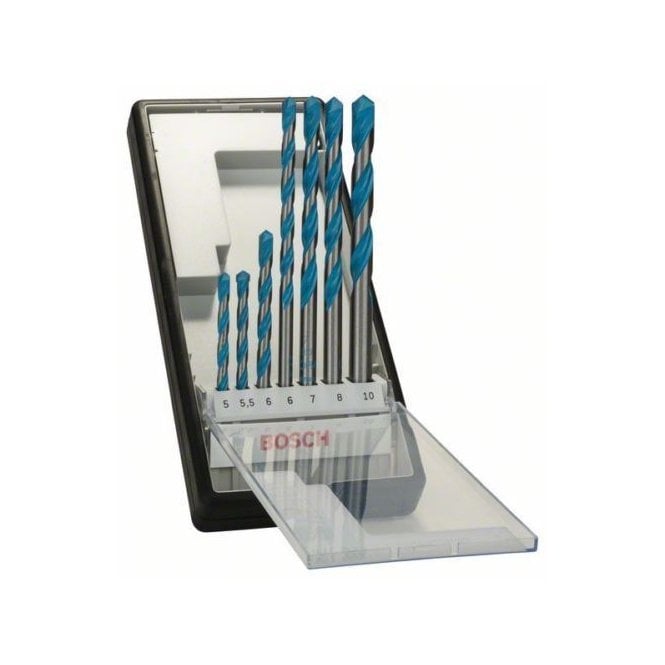 Bosch 7-Piece CYL-9 Robust Line Multi-Construction Drill Bit Set 5mm-10mm