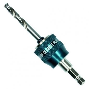 9.5mm Power-Change Holesaw Adapter with 8mm Hex Shank Drill Bit