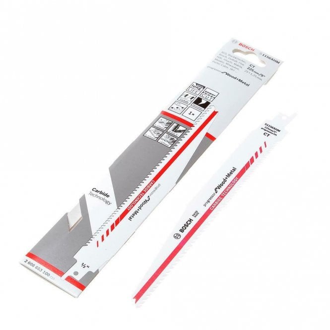 Bosch Carbide Progressor Sabre Sawblade For Wood & Metal