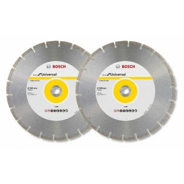 Diamond Cutting Disc Blade 12"/300mm x 20mm Bore Twin Pack