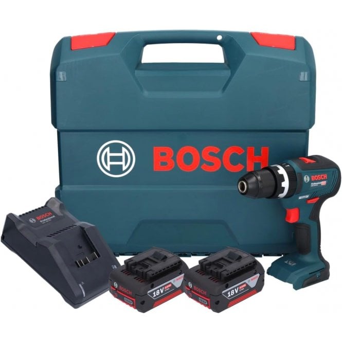 Bosch GSB 18V Combi Drill with 2 x 4.0Ah Li-Ion Batteries