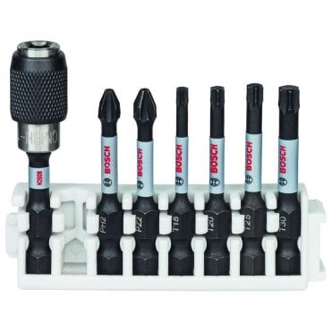 PRO Impact Set with Quick Change Bit Holder, PickClick Index - 8 Piece