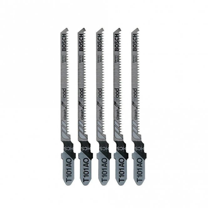 Bosch T101AO Jigsaw Blades Pack of 5