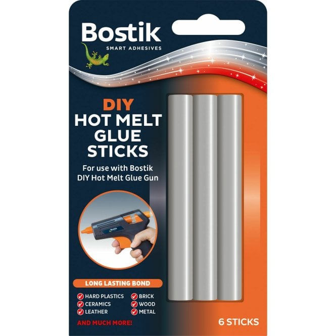 Bostik 100mm DIY Hot Melt Glue Sticks