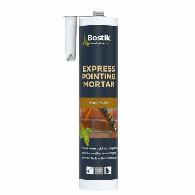 Bostik 12 x 310ml Cement Grey Express Pointing Mortar Bundle