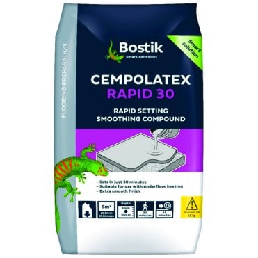 16KG Cempolatex Rapid Setting Floor Levelling Compound - 30-Minute Setting