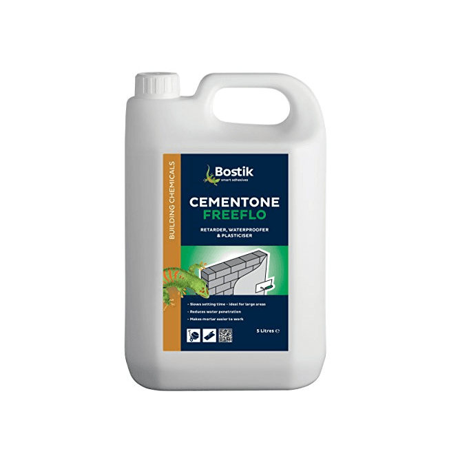 Bostik 5L Cementone Freeflo - Retarder - Waterproofer - Plasticiser