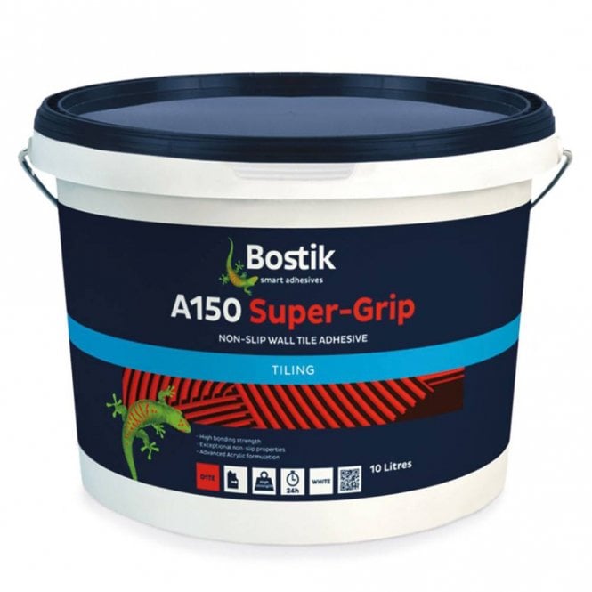 Bostik A150 Suregrip Non-Slip Wall Tile Adhesive 10L