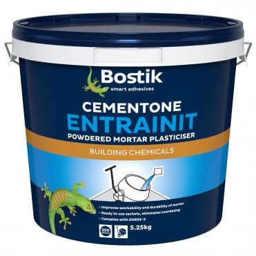 White Cementone Entrainit Powder Plasticiser 5.25kg (Tub of 250)