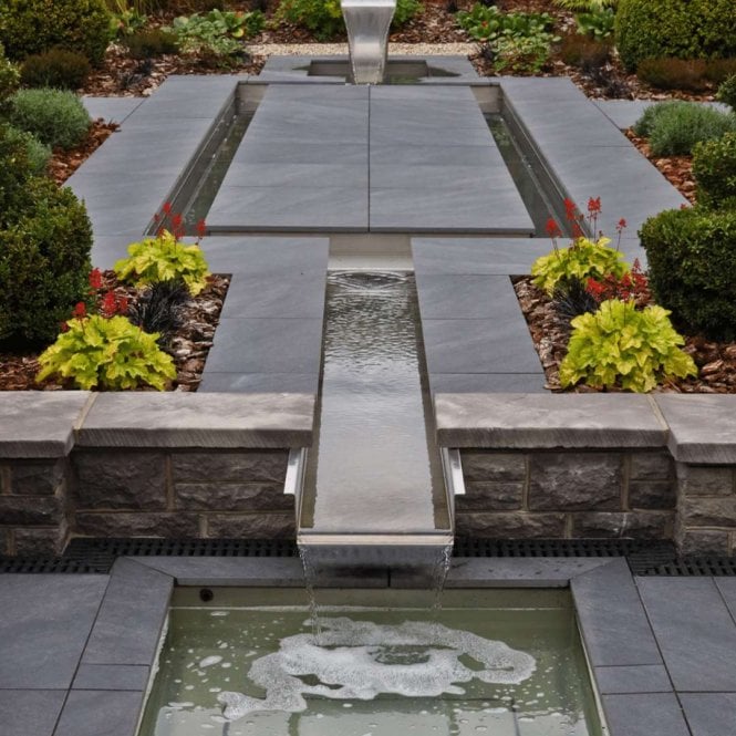 Bradstone Dark Grey Mode Profiled Porcelain Paving