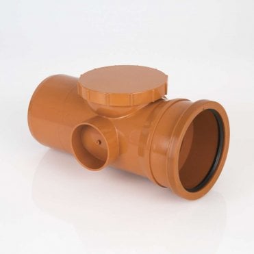 110mm Single Socket Access Pipe - B5104