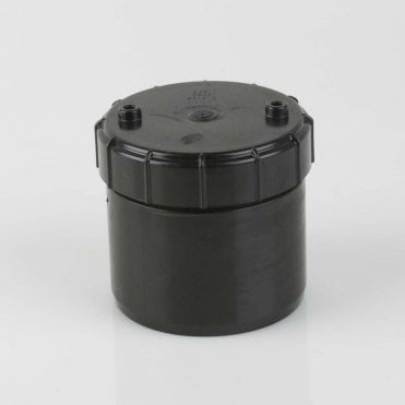 110mm Soil Pipe Access Plug BLACK - BS431B