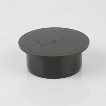 110mm Soil Pipe Socket Plug BLACK - BS439B