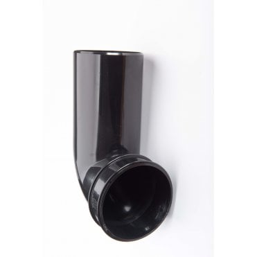 110mm Solvent Soil Pipe 92.5° Long Spigot Bend BLACK - BS479B