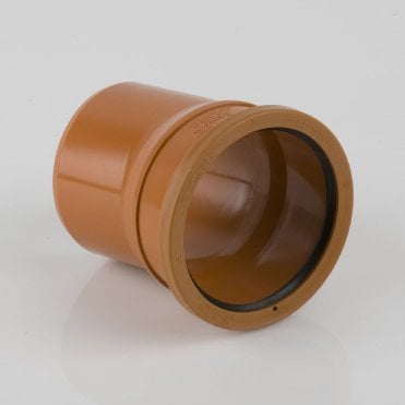 110mm Underground Drainage 11.25° Single Socket Bend - B5081