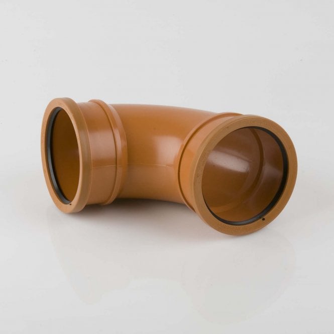 Brett Martin 110mm Underground Drainage 87.5° Double Socket Bend - B4031