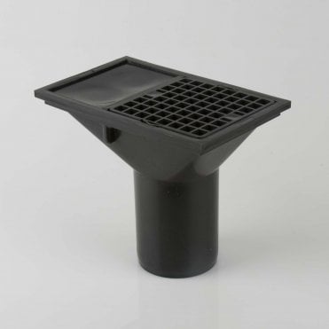 110mm Underground Drainage Integral Rectangular Hopper - B1031