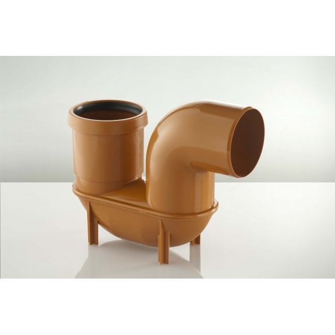 Brett Martin 110mm Underground Drainage Low Level P Trap Gully - B1300