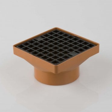 110mm Underground Drainage Solvent Socket Square Hopper 160mm x 160mm - B1061
