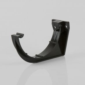 112mm Half Round Gutter Fascia Bracket BLACK - BR043B
