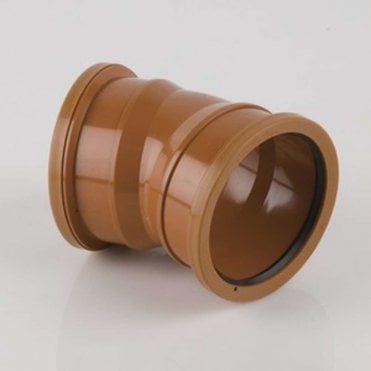 160mm Double Socket 22.5° Bend - B6051