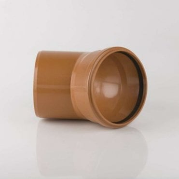 160mm Single Socket 22.5° Bend - B7171