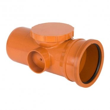 160mm Single Socket Access Pipe - B7104