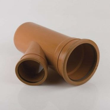 160x110mm Double Socket 45° Branch - B7101