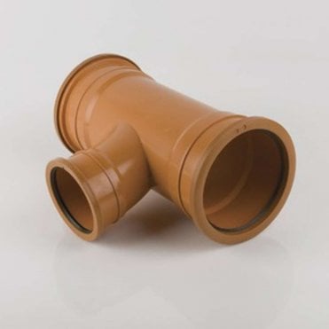 160x110mm Triple Socket 87.5° Branch - B7092
