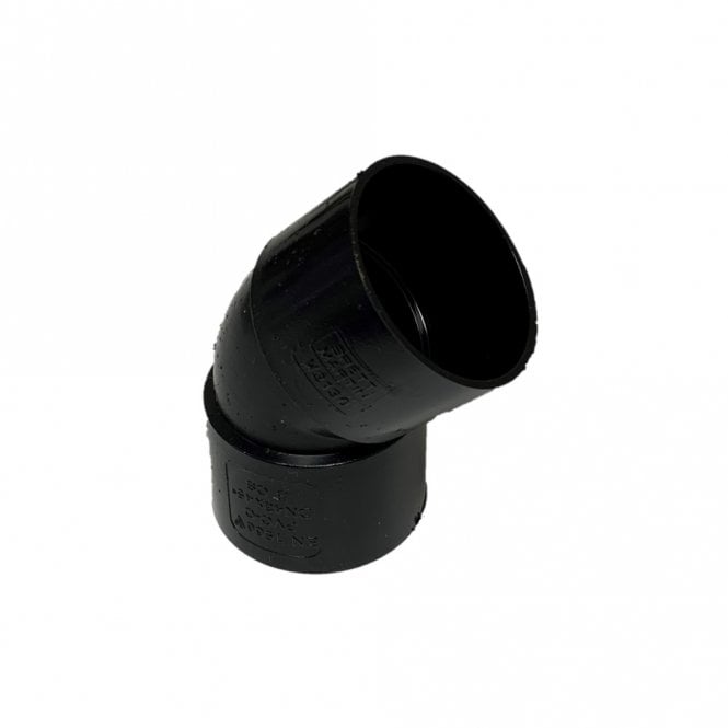 Brett Martin 32mm Solvent Waste 135° Obtuse Bend BLACK - W1130B