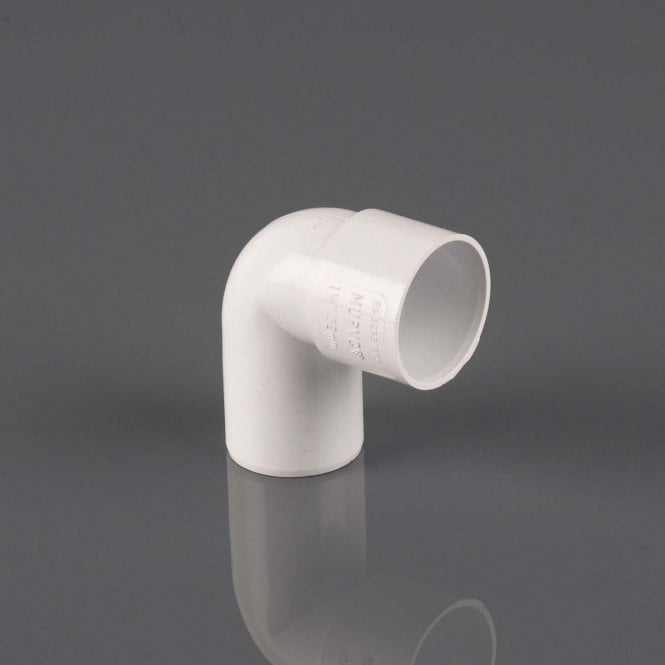 Brett Martin 32mm Solvent Waste 90° Spigot Bend WHITE - W1210WP