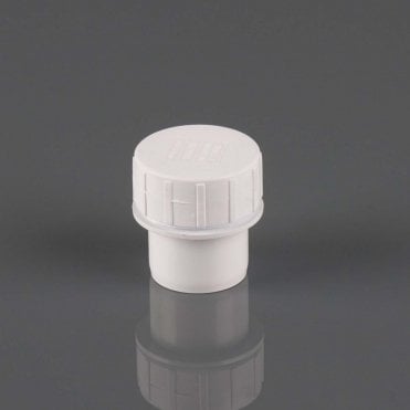 32mm Solvent Waste Access Plug WHITE - W1190WP