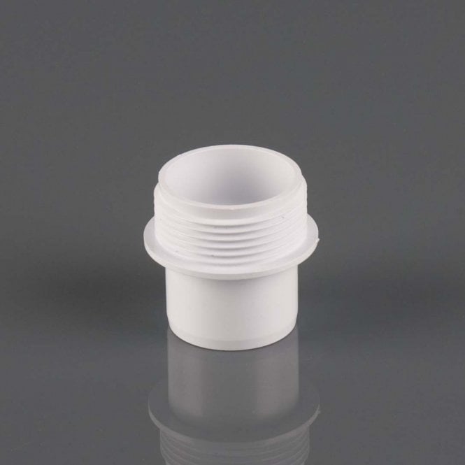 Brett Martin 32mm Solvent Waste Male Adaptor WHITE - W1111WP