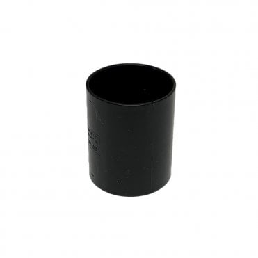 40mm Solvent Waste Straight Coupling BLACK - W2100B