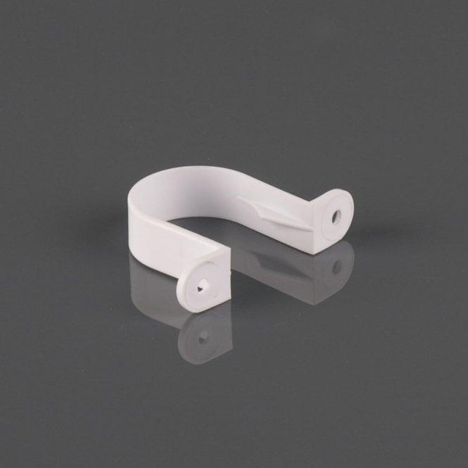 Brett Martin 40mm Waste Pipe Clip WHITE - W2180WP