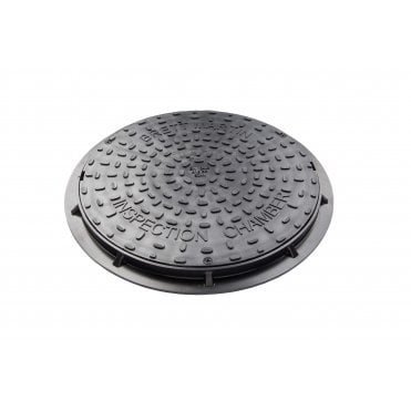 450mm Underground Drainage Secured Round Cover & Frame - B6255