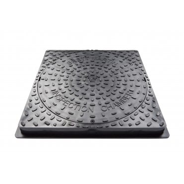 450mm Underground Drainage Secured Square Cover & Frame - B6260