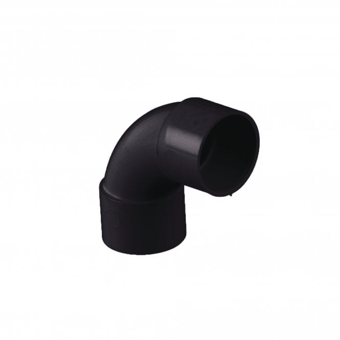 Brett Martin 50mm Solvent Waste 92.5° Swept Bend BLACK - W3140B