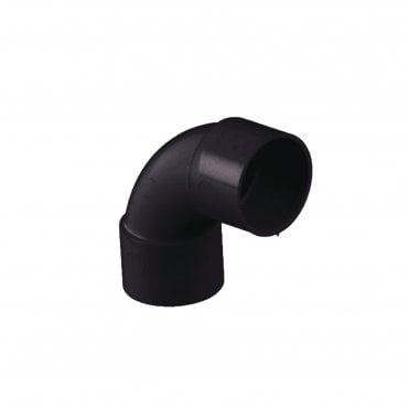 50mm Solvent Waste 92.5° Swept Bend BLACK - W3140B
