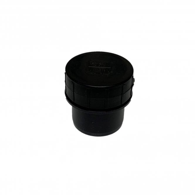 Brett Martin 50mm Solvent Waste Access Plug BLACK - W3190B