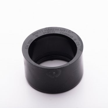 50mm x 40mm Solvent Waste Socket Reducer BLACK - W3110B