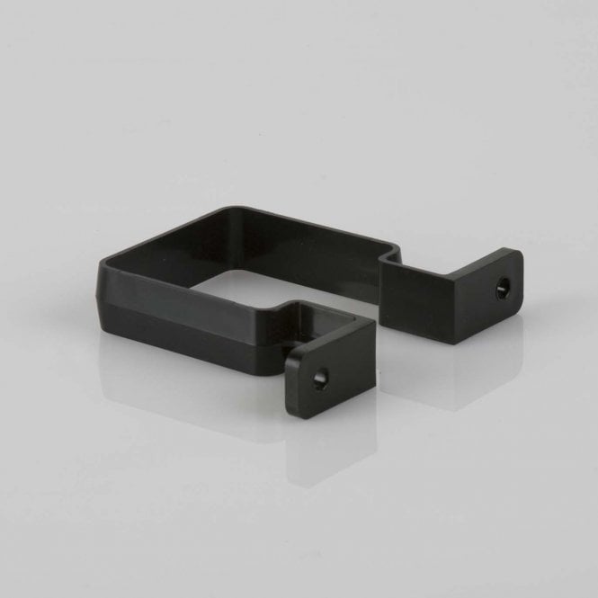 Brett Martin 65mm Square Downpipe Bracket BLACK - BR507B