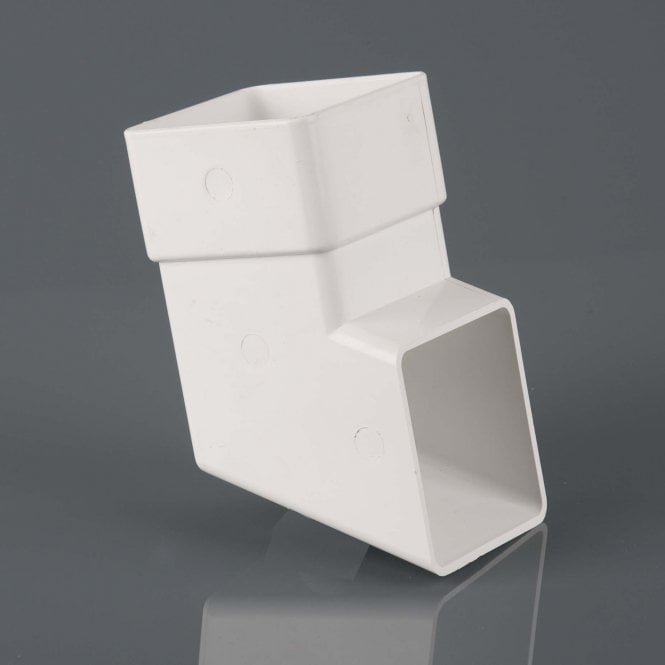 Brett Martin 65mm Square Downpipe Shoe ARCTIC WHITE - BR516A
